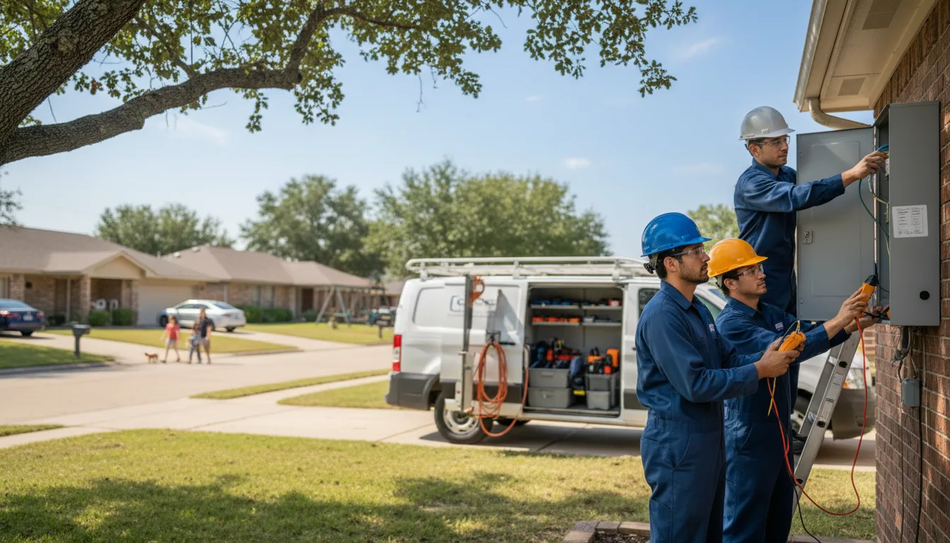 Certified electrician providing emergency electrical services in Burton, OH